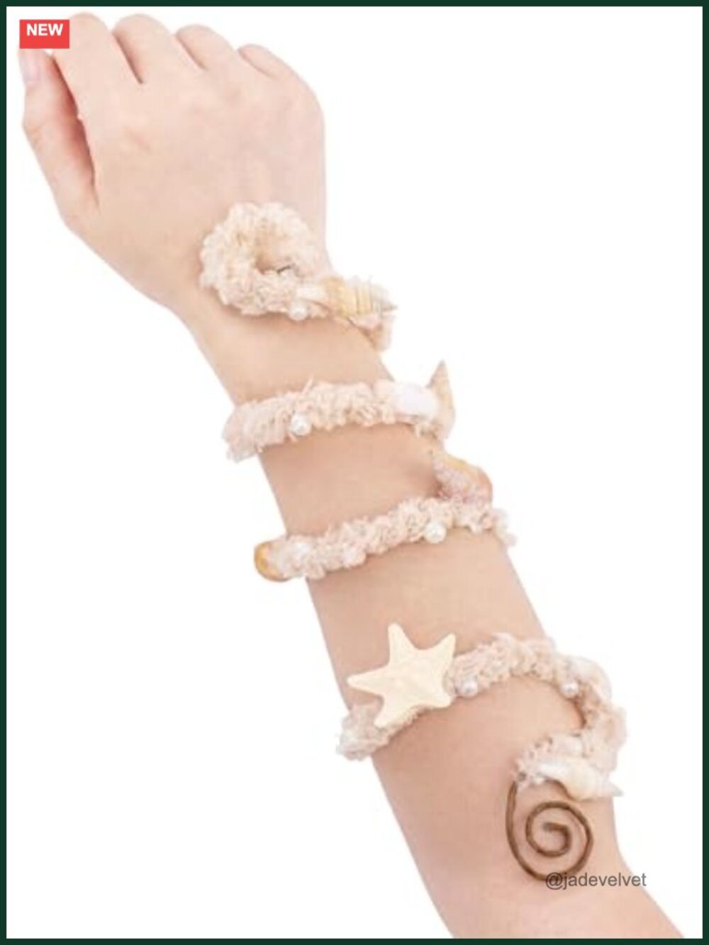Mermaid Arm Wrap Costume Accessory Starfish Shell Conch Cosplay